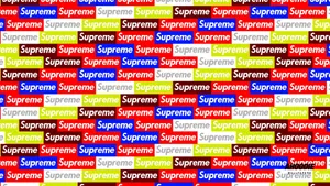 Multicolored Supreme Logo Laptop Wallpaper
