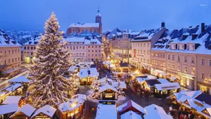 Munich Christmas Market Wallpaper