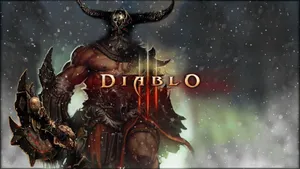 Muscular Warrior In Diablo 3 Wallpaper
