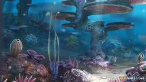 Mushroom Forest Subnautica Hd Wallpaper