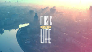Music Is Life Quote Wallpaper