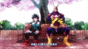 My Hero Academia Deku And All Might Wallpaper