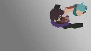 My Hero Academia Deku Vs Kai Minimalist Wallpaper