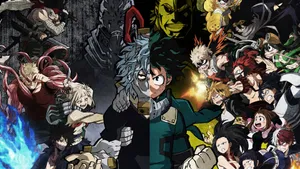 My Hero Academia Heroes Vs Villains Wallpaper