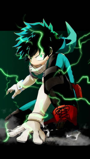 My Hero Academia Phone Izuku Midoriya Wallpaper