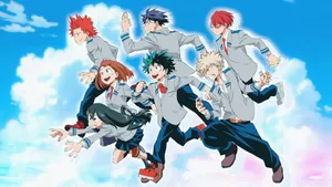My Hero Academia Students In The Sky Wallpaper