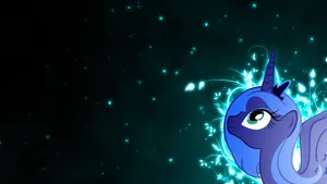 My Little Pony Desktop Green Glow Wallpaper