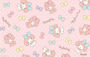 My Melody And Her Best Friends Wallpaper