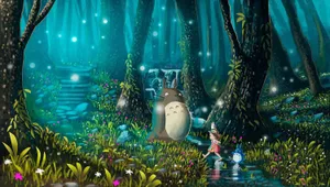 My Neighbor Totoro Cartoon Wallpaper