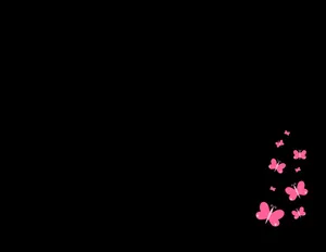 Mysterious Dark Butterfly On A Black Background Wallpaper