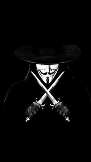 Mysterious_ Hacker_ Figure_ Anonymous Wallpaper