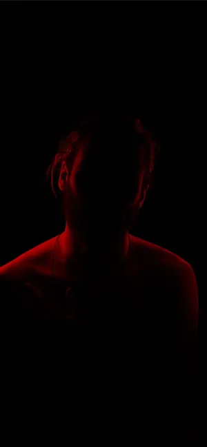 Mysterious_ Red_ Lighting_ Portrait Wallpaper