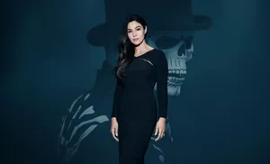 Mysterious Woman Skull Shadow Wallpaper