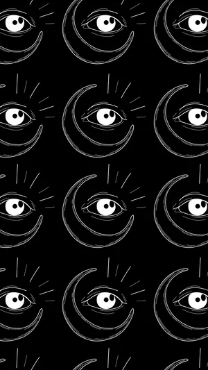 Mystical Eyes Gothic Phone Wallpaper