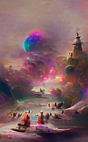 Mystical Land Lucid Wallpaper