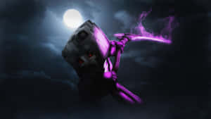 Mystical_ Robot_ Moonlight Wallpaper