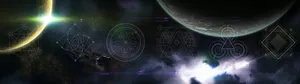 Mystical Sacred Geometry Design Wallpaper