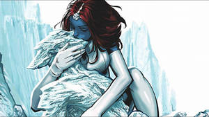 Mystique Kissing Iceman Wallpaper