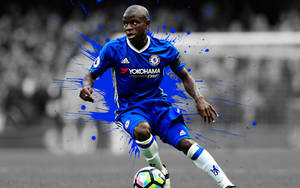 N'golo Kante Artistic Field Shot Wallpaper