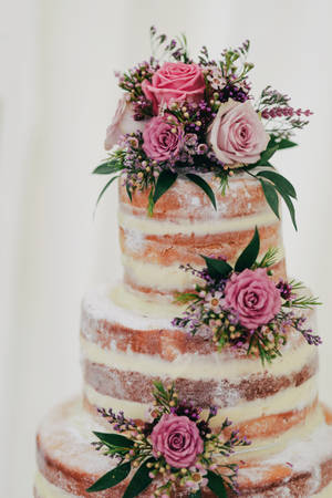 Naked Wedding Cake Wallpaper