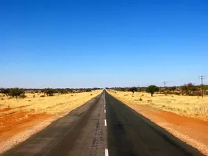 Namibia Desert Road Wallpaper