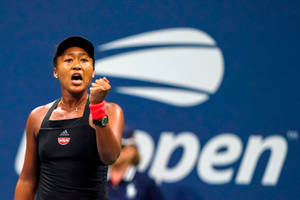 Naomi Osaka At Us Open Wallpaper