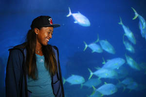 Naomi Osaka In Ocean Park Wallpaper