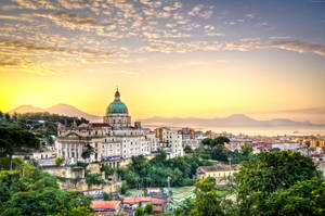 Naples Basilica Of Incarnate Mother Wallpaper