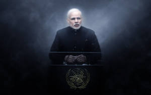 Narendra Modi Dark Illustration Wallpaper