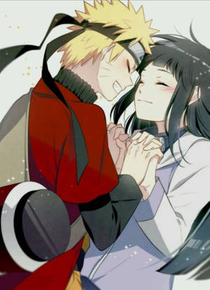 Naruto And Hinata Smiling Wallpaper