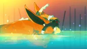 Naruto And Kurama Fan Art Wallpaper