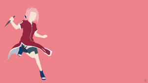 Naruto Anime Ninja Sakura Vector Wallpaper