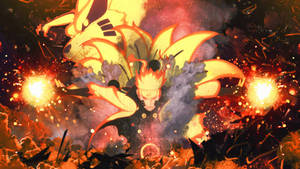 Naruto Baryon Mode Anime Wallpaper