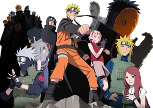 Naruto Characters With Obito Wallpaper