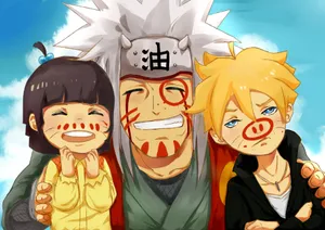 Naruto Family Fun Art Wallpaper