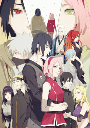 Naruto Girls With Husbands Wallpaper