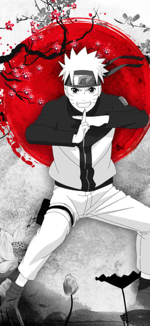 Naruto Red Aura Artwork Wallpaper