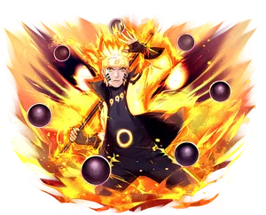 Naruto Sage Of Six Paths Endowed Fiery Power Wallpaper Wallpaper