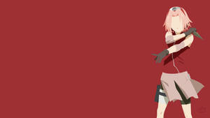 Naruto Sakura Vector Art Wallpaper