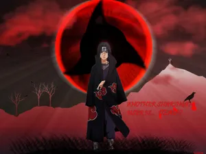 Naruto Shippuden Itachi's Mangekyo Sharingan Wallpaper