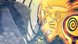 Naruto Shippuden Naruto And Obito Face Off Wallpaper