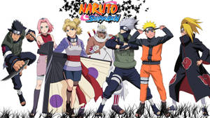 Naruto Shippuden Powerful Ninjas Poster Wallpaper