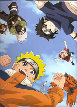 Naruto Team 7, Ready To Take On The Challenges Ahead Wallpaper