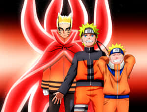 Naruto Three Generations Art Wallpaper