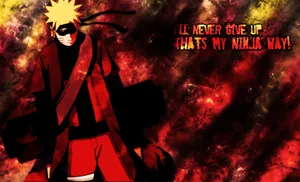 Naruto Uzumaki In Sage Mode Powering Up Wallpaper