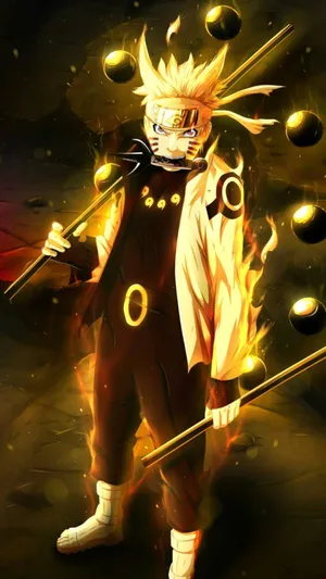 Naruto Uzumaki In Sage Mode - Unleashing The Power Within! Wallpaper