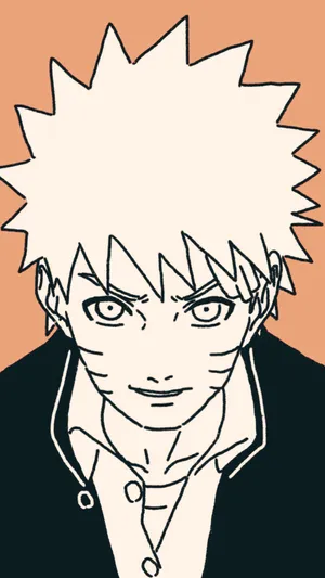 Naruto_ Uzumaki_ Minimalist_ Artwork.jpg Wallpaper