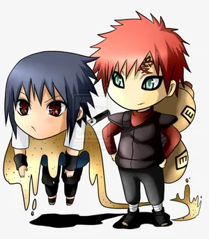 Naruto Uzumaki, The Popular Protagonist From The Hit Anime ‘naruto’, In His Chibi Form Wallpaper