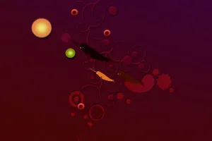 Narwhal Red Vector Wallpaper