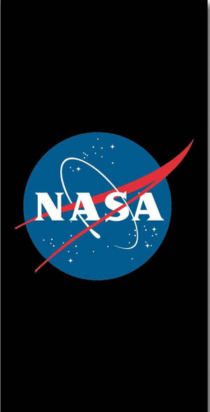 Nasa Iphone Logo Black Background Wallpaper